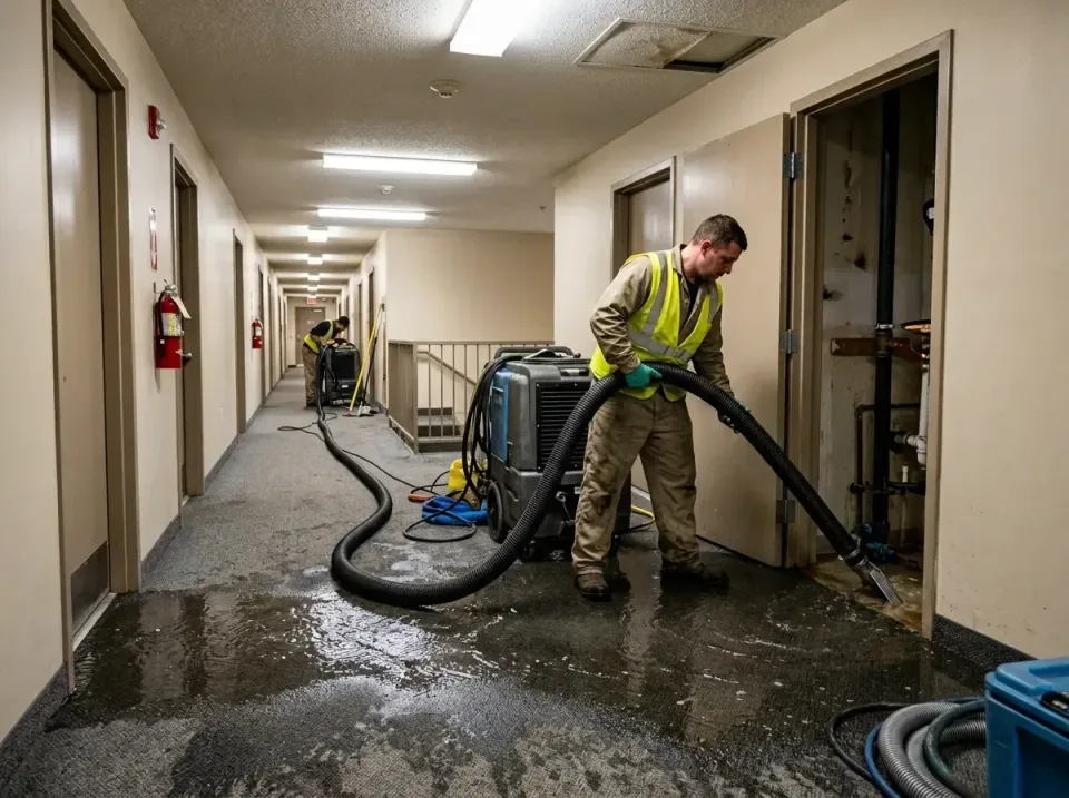 multi-unit-apartment-hallway-f-005 — frequently asked questions, Emergency Burst Pipe Water Extraction & Removal in Kutztown…